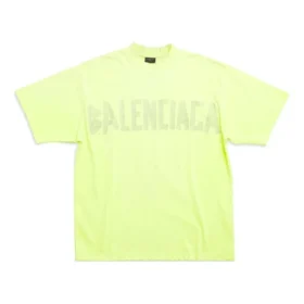 Tape Type T-Shirt, mittlere Passform „Fluo Yellow“ 739784TOVA97204
