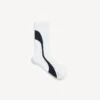 Technische Techwear-Socken für Herren in Weiß/Marineblau