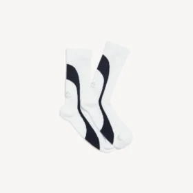 Technische Techwear-Socken für Herren in Weiß/Marineblau