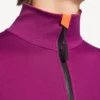 Techwear-Bodysuit für Damen mit kurzen Ärmeln in Violett/Orange
