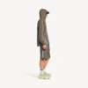 Techwear-Jacke mit Reißverschluss für Herren in Grau Techwear-Jacke mit Reißverschluss für Herren in Grau