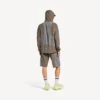 Techwear-Jacke mit Reißverschluss für Herren in Grau Techwear-Jacke mit Reißverschluss für Herren in Grau