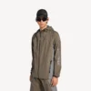 Techwear-Jacke mit Reißverschluss für Herren in Grau Techwear-Jacke mit Reißverschluss für Herren in Grau