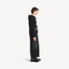 „The Door“ Oversize-Hoodie mit Reißverschluss für Herren in Schwarz „The Door“ Oversize-Hoodie mit Reißverschluss für Herren in Schwarz