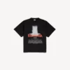 „The Door“ Oversize-T-Shirt für Damen in Schwarz