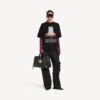 „The Door“ Oversize-T-Shirt für Damen in Schwarz