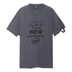 „This Is Not“ Logo-T-Shirt „Grey“ 661705TKVD91069