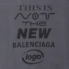 „This Is Not“ Logo-T-Shirt „Grey“ 661705TKVD91069