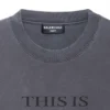 „This Is Not“ Logo-T-Shirt „Grey“ 661705TKVD91069
