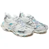 Track 1.0 Sneaker „Weiß-Blau Mesh und Nylon Graffiti“ 542023W3SRA9014