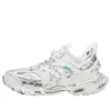 Track 1.0 Sneaker „Weiß-Blau Mesh und Nylon Graffiti“ 542436W3SRA9014