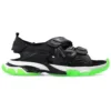 Track-Sandalen „Clear Sole Black Green White“ 655954W2CC41038