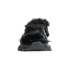 Track-Sandalen „Fake Fur Black“ 668560W3CQ31000