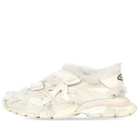 Track-Sandalen „Kunstfell Weiß“ 668560W3CQ39700