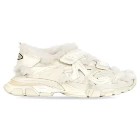 Track-Sandalen „Kunstfell Weiß“ 668560W3CQ39700