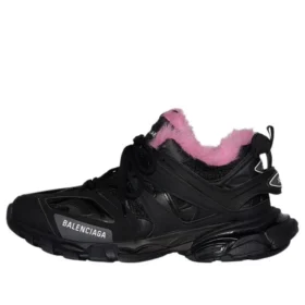 Track-Sneaker „Black Fake Fur Pink“ 668555W3CQ61050