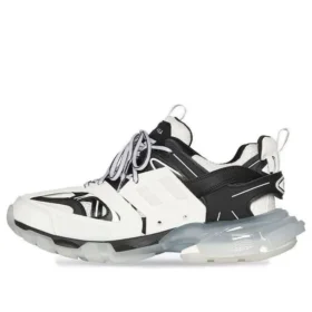 Track-Sneaker „Clear Sole – Weiß Schwarz“ 647742W3BZ29010