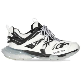 Track-Sneaker „Clear Sole – Weiß Schwarz“ 647742W3BZ29010