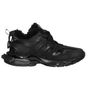 Track-Sneaker „Fake Fur Black“ 668555W3CQ11000
