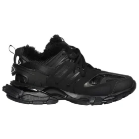 Track-Sneaker „Kunstfell Schwarz“ 668556W3CQ11000