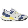 Track-Sneaker „Weiß Dunkelblau Gelb“ 542023W3AC49471