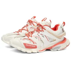 Track-Sneaker „Weiß Rot“ 542023W1GC49066
