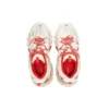 Track-Sneaker „Weiß Rot“ 542023W1GC49066