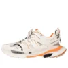 Track-Sneaker „White Orange“ 542023W1GB19059