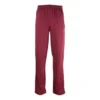 Trainingshose mit gestickten Einsätzen „Burgundy White“ 601609TGV046260