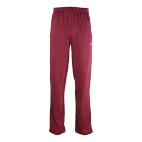 Trainingshose mit gestickten Einsätzen „Burgundy White“ 601609TGV046260