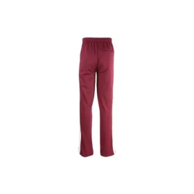 Trainingshose mit gestickten Einsätzen „Burgundy White“ 601609TGV046260