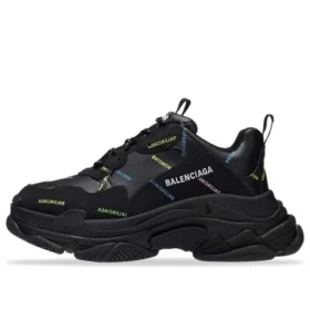Triple S Allover Logo „Black Multi“ 536737W2FA81083