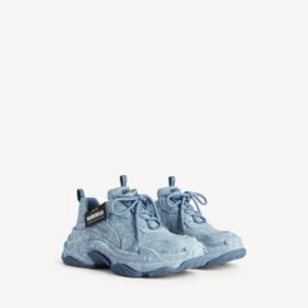 Triple S Canvas-Sneaker für Herren in Blau
