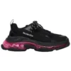 Triple S „Clear Sole – Black Pink Neon“ 544351W2FR11053