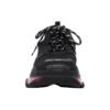 Triple S „Clear Sole – Black Pink Neon“ 544351W2FR11053