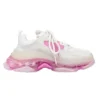 Triple S Clear Sole Trainer „White Pink“ 544351W09ON9025