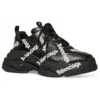 Triple S Logotype Sneaker „Schwarz“ 536737W2FAB1090