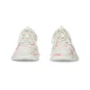 Triple S Logotype Sneaker „Weiß und Rosa, technisches Material“ 654251W2FAB9050