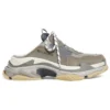 Triple S Pantoletten „Grey Blue Double Foam and Mesh“ 755687W3SM11259