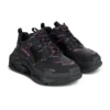 Triple S Sneaker „All Over Logo – Black Pink“ 524039W2FA11050