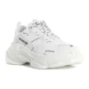 Triple S Sneaker „All Over Logo – Weiß“ 524039W2FA19010