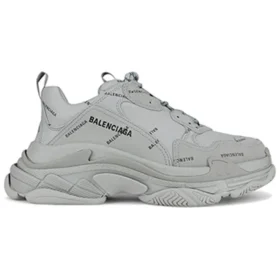 Triple S Sneaker „Allover Logo – Grau“ 536737W2FA11210