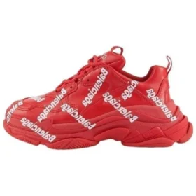 Triple S Sneaker „Allover Logo Red“ 536737W2FAB6090