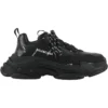 Triple S Sneaker „Allover Logo – Schwarz“ 536737W2FA11090