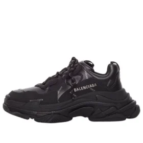 Triple S Sneaker „Allover Logo – Schwarz“ 536737W2FA21081