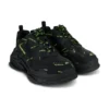 Triple S Sneaker „Allover Logo – Schwarz Fluo-Gelb“ 536737W2FA11070