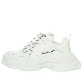 Triple S Sneaker „Allover Logo – White Multi“ 536737W2FA89083