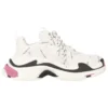 Triple S Sneaker „Allover Logo White Pink“ 524039W2FA49155