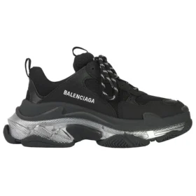 Triple S Sneaker „Black Iridescent“ 544351W2FB21001