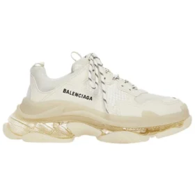 Triple S Sneaker „Clear Sole – Beige“ 541624W2GA19100